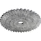 Ekena Millwork Eryn Ceiling Medallion (Canopies up to 4"), 24 3/4"OD x 3 1/4"ID x 1 7/8"P, Ultra Pure White Crackle CM24ENUWC - alternate 2